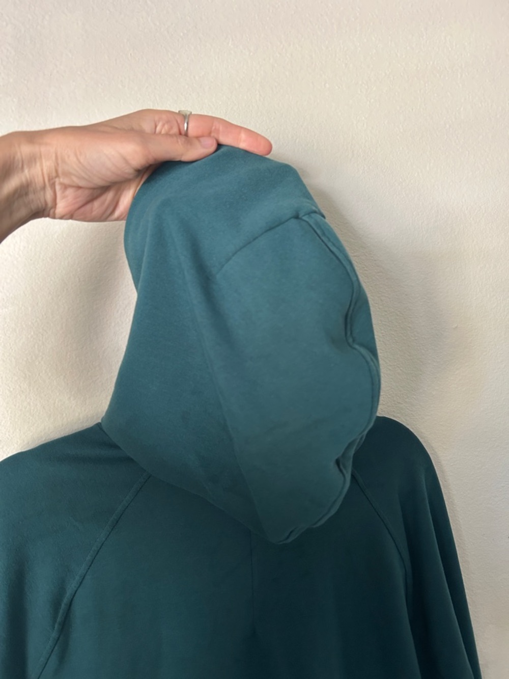 Lululemon city sweat athletic teal blue green sweatshirt hoodie unisex men’s XL - Picture 7 of 12